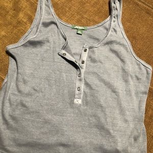 Wild Fable Cropped Henley Tank